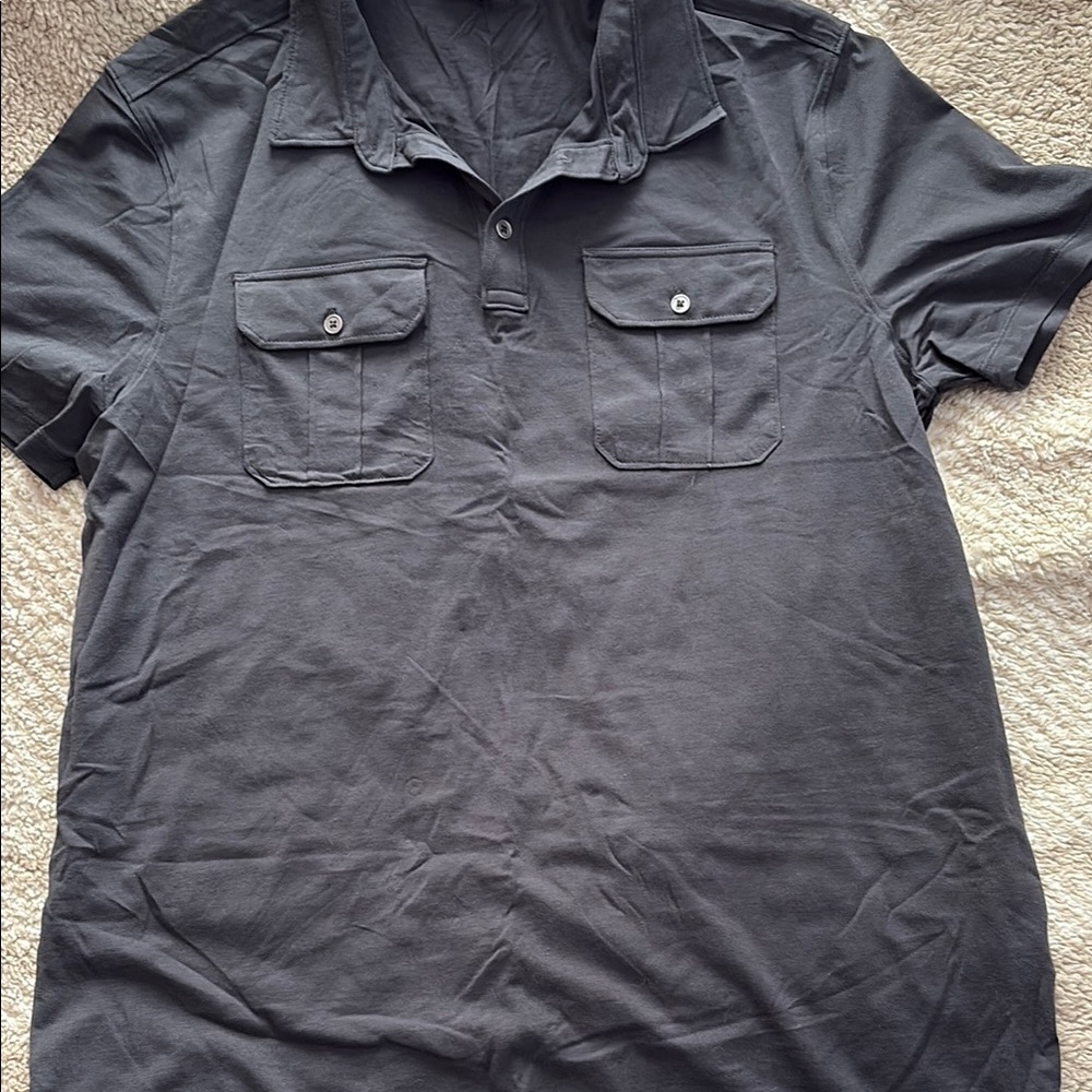 Men's Gray Polo Shirt